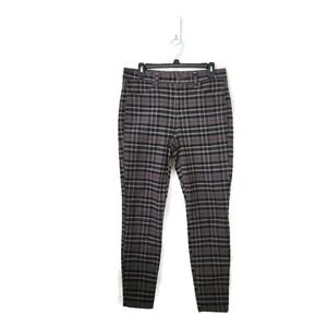American Eagle Outfitters Women's Gray Plaid Hi-Rise Jeggings 10